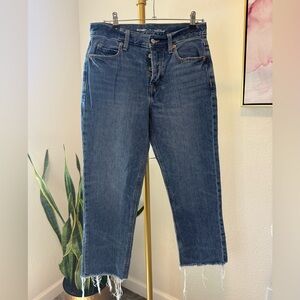 Old Navy Women's Straight Leg Jeans - Blue